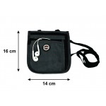 VIAGGI Neck Pouch - Black